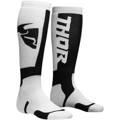 ΚΑΛΤΣΕΣ THOR MX S8 LONG SOCK WHITE/BLACK 10-13 