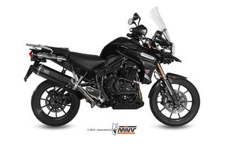 Mivv Εξάτμιση Τελικό Speed Edge Black S.Steel/Carbon End Triumph Tiger 1200 Explorer 2012 - 2015*