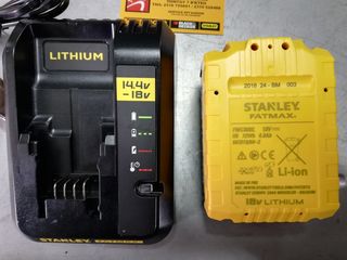 ΠΡΟΣΦΟΡΑ!!ΜΠΑΤΑΡΙΑ ΛΙΘΙΟΥ STANLEY 18V-4Ah+ΤΑΧΥΦΟΡΤΙΣΤΗΣ 14,4-18V-thumb-2
