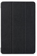 Δερμάτινη Θήκη Tri-fold με πίσω κάλυμμα σιλικόνης / Slim Book Case for Huawei MediaPad M5 Lite 10.1" Black (oem)