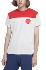 Thinking Mu organic cotton t-shirt red rugby Ανδρικό - mts00080