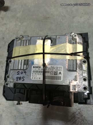 ΣΕΤ ΕΓΚΕΦΑΛΟΥ BOSCH MEV17.4 9665291180 PEUGEOT 207 1400cc 8FS