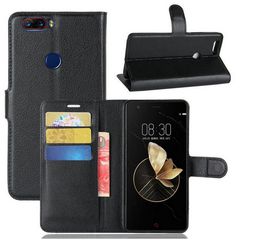 ZTE Nubia Z17 - Θήκη Πορτοφόλι με εσωτερ. τσέπες Μαύρο (Ancus)