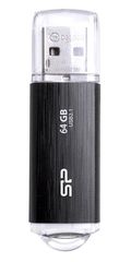 SILICON POWER USB Flash B02, 64GB, USB 3.1 Gen1, μαύρο SP064GBUF3B02V1K id: 24727