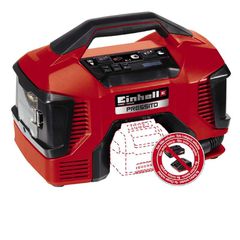 ΑΕΡΟΣΥΜΠΙΕΣΤΗΣ MΠΑΤΑΡΙΑΣ ΥΒΡΙΔΙΚΟΣ 18V 21L/min PRESSITO EINHELL 4020460 4020460