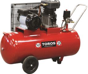 ΑΕΡΟΣΥΜΠΙΕΣΤΗΣ ΜΟΝΟΦΑΣΙΚΟΣ ΜΕ ΙΜΑΝΤΑ 100lt -3HP 230V ZA65-100 TOROS 40144