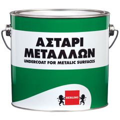 ΑΣΤΑΡΙ ΜΕΤΑΛΛΩΝ ΓΚΡΙ 2,5Lt BERLING 119584.2.5L