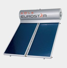 EUROSTAR 200 Lt ΓΚΡΙ ΔΙΠΛΗΣ ΕΝΕΡΓΕΙΑΣ - 2 ΕΠΙΛΕΚΤΙΚΟΥΣ ΣΥΛΛΕΚΤΕΣ 4m² 200-2Τ-200