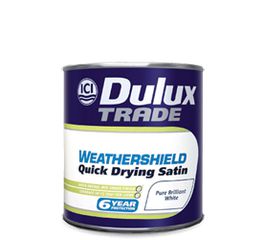 DULUX TRADE WEATHERSHIELD QUICK DRYING SATIN 2,5 5082971