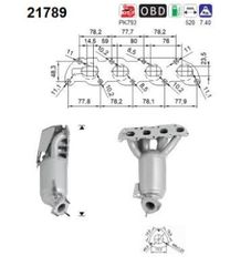 ΚΑΤΑΛΥΤΗΣ CHEVROLET AVEO 1.2/1.4cc 2011- KARALOIZOS exhaust