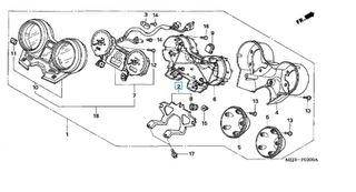 Βάση οργάνων CB1300 37120-MEJ-003