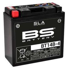 Μπαταρία Μοτοσυκλέτας SLA BS Battery BT14B4FA (YT14B-4) 12.6Ah BT14B4FA