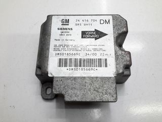 Εγκέφαλος Αερόσακων OPEL ZAFIRA MPV / ΠΟΛΥΜΟΡΦΙΚΑ / 5dr 1999 - 2002 ( A ) 1.6 (F75)  ( Z 16 XEP  ) (103 hp ) Βενζίνη #24416704