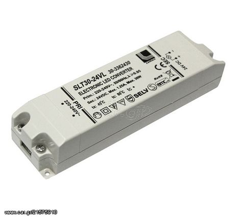 ADELEQ 30-3362430 ΤΡΟΦΟΔΟΤΙΚΟ ΠΛΑΣΤΙΚΟ ΓΙΑ ΤΑΙΝΙΕΣ LED 240V/24VDC 30W