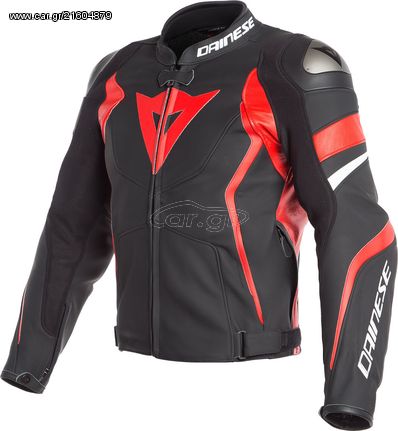 ΔΕΡΜΑΤΙΝΟ ΜΠΟΥΦΑΝ DAINESE AVRO 4 BLACK-MATT / LAVA-RED / WHITE ΜΑΥΡΟ ΚΟΚΚΙΝΟ ΑΣΠΡΟ