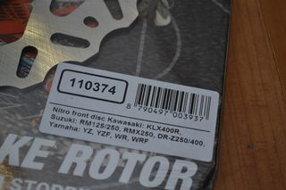 MOTOMASTER FRONT BRAKE DISK & BRAKE PADS-thumb-1