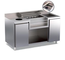 Bar station ουδέτερο 150χ70χ87-inox24-ΟΙ ΧΑΜΗΛΟΤΕΡΕΣ ΤΙΜΕΣ ΣΤΗΝ ΕΛΛΑΔΑ -