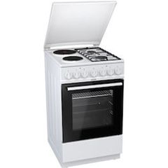 Gorenje K5241WF Κουζίνα 50εκ (εμαγιέ - γκάζι) λευκή + ΔΩΡΟ ΓΑΝΤΙΑ ΕΡΓΑΣΙΑΣ