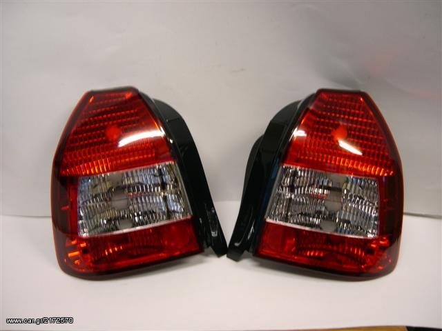 Car.gr - Φανάρια Honda Civic 96-00 3D RED/CLEAR