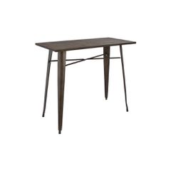 ΣΤΑΝΤ ΜΠΑΡ ΜΕΤΑΛΛΙΚΟ ΣΕ ΧΡΩΜΑ RUSTY Κ ΞΥΛΟ HM0614.04 120x60x104 + ΔΩΡΟ ΓΑΝΤΙΑ ΕΡΓΑΣΙΑΣ (ΕΩΣ 6 ΑΤΟΚΕΣ Η 60 ΔΟΣΕΙΣ)