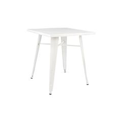 ΤΡΑΠΕΖΙ ΜΕΤΑΛΛΙΚΟ MILK WHITE ΧΡΩΜΑ HM0607.21 70x70x76 + ΔΩΡΟ ΓΑΝΤΙΑ ΕΡΓΑΣΙΑΣ (ΕΩΣ 6 ΑΤΟΚΕΣ Η 60 ΔΟΣΕΙΣ)