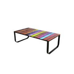 ΤΡΑΠΕΖΙ ΣΑΛΟΝΙΟΥ ΜΕ ΓΥΑΛΙ HM0090 MULTICOLOR ΜΕΤΑΛΛΙΚΑ ΠΟΔΙΑ + ΔΩΡΟ ΓΑΝΤΙΑ ΕΡΓΑΣΙΑΣ (ΕΩΣ 6 ΑΤΟΚΕΣ Η 60 ΔΟΣΕΙΣ)