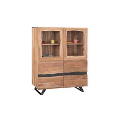 ΒΙΤΡΙΝΑ HM8175 ΑΠΟ ΜΑΣΙΦ ΞΥΛΟ ΑΚΑΚΙΑΣ ΦΥΣΙΚΟ 118Χ38Χ138 + ΔΩΡΟ ΓΑΝΤΙΑ ΕΡΓΑΣΙΑΣ (ΕΩΣ 6 ΑΤΟΚΕΣ Η 60 ΔΟΣΕΙΣ)