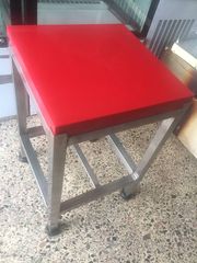 INOXWEB 2027-Πάγκος Κοπής με 5 εκ τεφλόν 40Χ50Χ5Χ90 εκ TS-OOΟP77