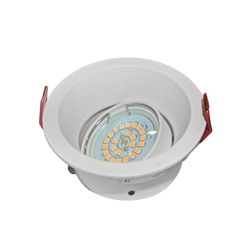 ADELEQ 21-330900 ΣΠΟΤ(WL-33090WH)MR16 ΑΛΟΥΜΙΝ.ΣΤΡΟΓΓΥΛ.ΒΑΘΥ ΚΙΝΗΤΟ ΛΕΥΚΟ