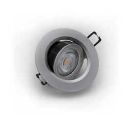 ADELEQ 21-07161 LED SPOT ΨΕΥΔΟΡ.ΠΛΑΣΤΙΚΟ ΣΤΡΟΓΓΥΛΟ ΛΕΠΤΟ 7W 4000K 38' ΑΣΗΜΙ