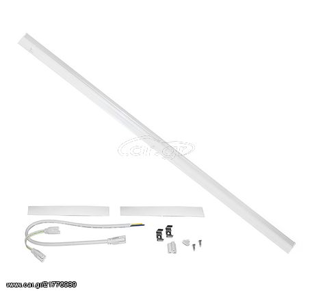 ADELEQ 3-91560 LED ΦΩΤΙΣΤ.ΚΟΥΖΙΝ.T5 90cm ΑΛΟΥΜΙΝΙΟΥ 15W 230VAC 6400K ΛΕΥΚΟ