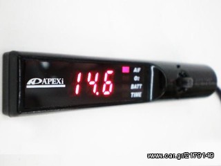 APEXI AUTO TIMER FOR NA & TURBO . DISPLAY RED . MADE IN JAPAN . ΚΑΙΝΟΥΡΙΟ ΣΤΟ ΚΟΥΤΙ ΤΟΥ.