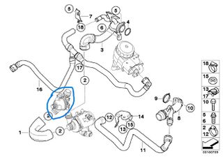 ΘΕΡΜΟΣΤΑΤΗΣ BMW E81 E82 E87 E88  E90 E91 E92 E93 E60 / N43 BEHR ''BMW Bαμβακας''-thumb-4