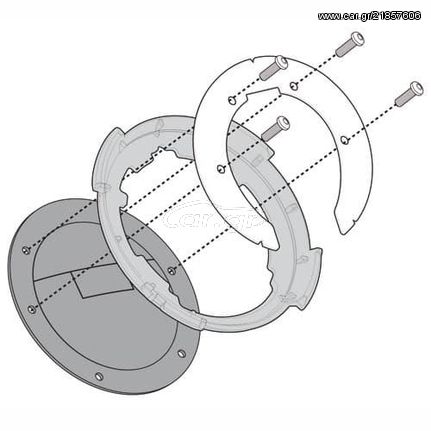 BF04 Φλάντζα Tanklock Givi για Kawasaki