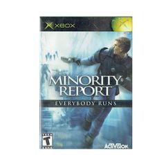 MINORITY REPORT: EVERYBODY RUNS (XBOX)