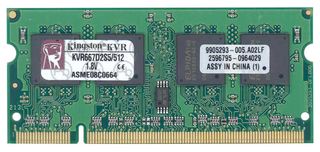 512Mb RAM DDR2 MEMORY SODIM -667Mhz- KINGSTON KVR667D2S5/512 ΜΝΗΜΗ (PC)