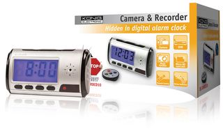 CAMERA/RECORDER MICRO & DIGITAL ALARM CLOCK KONIG SAS-DVRDCD10