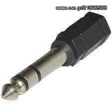 Adapter Jack 3.5 Stereo Female To Jack 6.3 Stereo Male Nikel AC-007 CAB-J018 3170