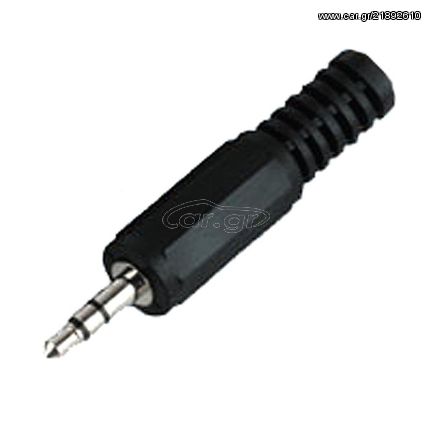 Τελικό Βύσμα Ήχου Στέρεο Αρσενικό Jack 3.5 Stereo Male Plug Adaptor JC-006 Black TP2-005