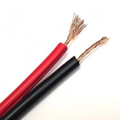 SOUND CABLE BLACK/RED 1m 2 X 2.5 mm CCA ΚΑΛΩΔΙΟ ΗΧΕΙΩΝ ΜΑΥΡΟ/ΚΟΚΚΙΝΟ FTT12-004