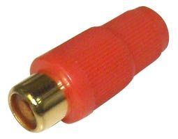 CABLE ADAPTOR RCA GOLD FEMALE RED ADAPTER ΤΕΛΙΚΟ ΒΥΣΜΑ ΚΑΛΩΔΙΟΥ ΘΥΛΗΚΟ ΚΟΚΚΙΝΟ RJ227G