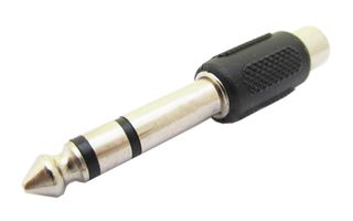 POWERTECH CAB-J024 ADAPTER RCA FEMALE TO JACK 6.35 MALE STEREO ADAPTOR