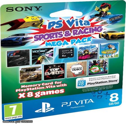 VOUCHER DOWNLOAD 8 GAMES PSV MEGA PACK (PS VITA)