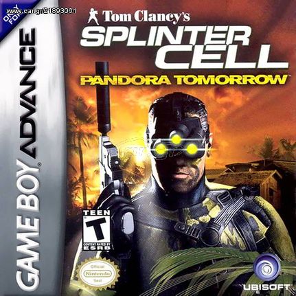 SPLINTER CELL PANDORA TOMORROW TOM CLANCY'S (GBA/SP)