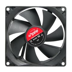 COOLER FAN BLACK 90x90x25mm SPIRE SP09025S1L4 SLEEVE BEARING 12V (PC)