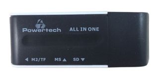 POWERTECH PT-161 USB A 2.0 MULTI SMART CARD READER  BLACK