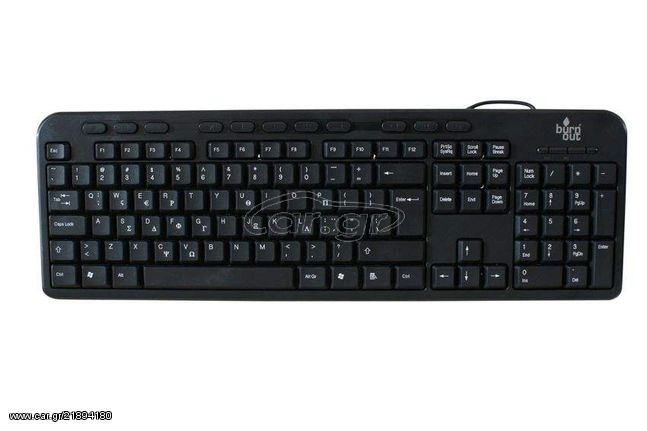 POWERTECH BO-069 ΠΛΗΚΤΡΟΛΟΓΙΟ ΕΝΣΥΡΜΑΤΟ ΑΔΙΑΒΡΟΧΟ MULTIMEDIA KEYBOARD WATERPROOF USB/BLACK/GR POWER TECH BO069 USB/BLACK/GR