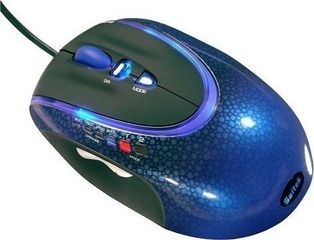 MOUSE WIRED USB LEIZER NOTEBOOK SAITEK ΠΟΝΤΙΚΙ ΛΕΙΖΕΡ ΕΝΣΥΡΜΑΤΟ ΜΠΛΕ GM3200