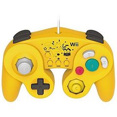 JOYPAD CONTROLLER NINTENDO LICENSED  (LINK EDITION) HORI YELLOW GAMECUBE SUPER SMASH BROS POKEMON PICACHU EDITION WII-U