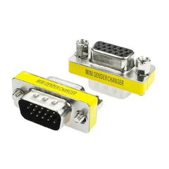 Adapter VGA HD15 Male To VGA Female 15M-15F GCHD-MF15P HDB Gender Μούφα Αρσενικό - Θηλυκό